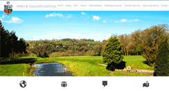 Desktop Screenshot of mellorgolf.co.uk